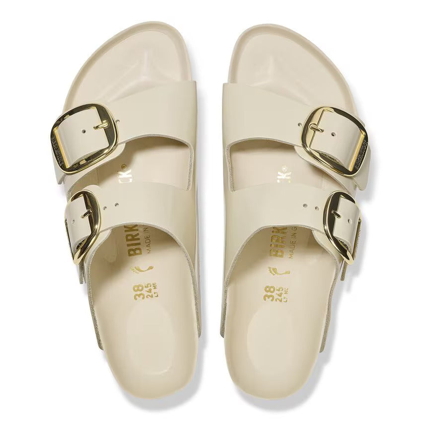 W Arizona Big Buckle Ecru High Shine 1026173