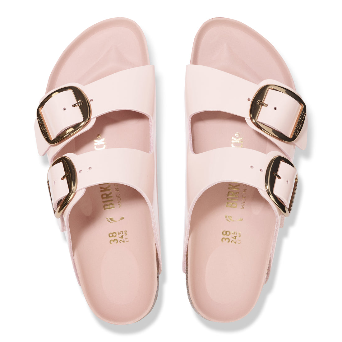 Arizona Big Buckle Light Rose High Shine 1029352