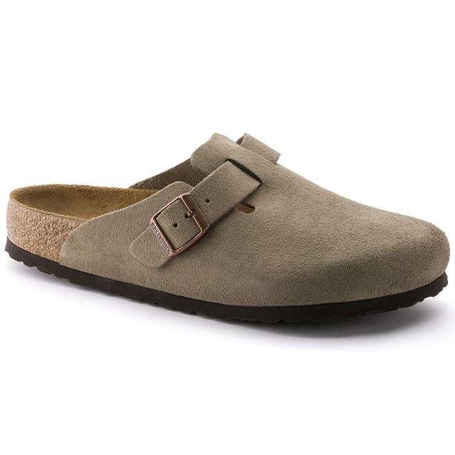 M Boston Taupe Suede 60461