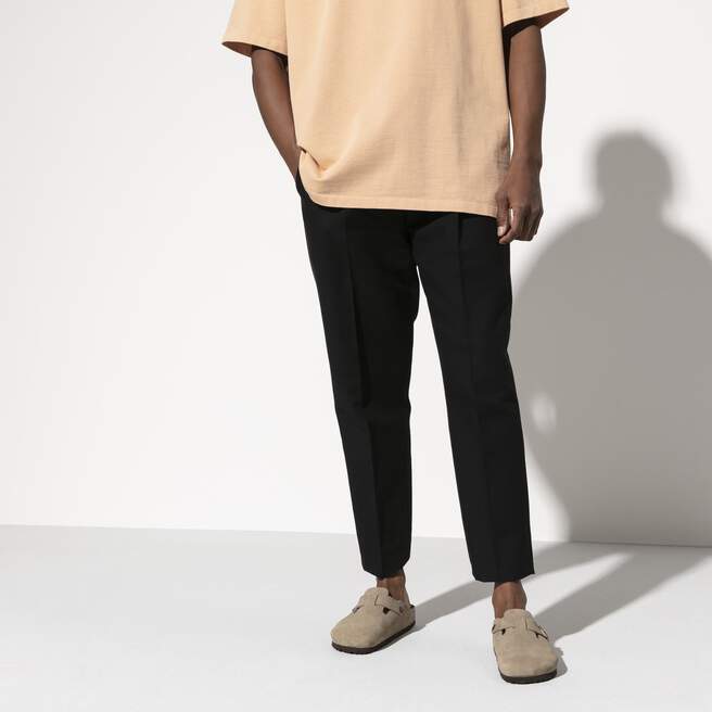 M Boston Taupe Suede 60461