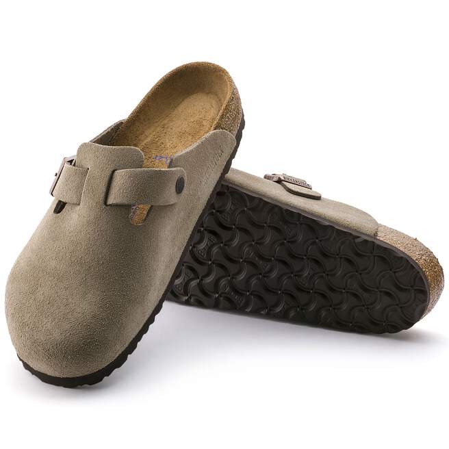 M Boston Taupe Suede 60461