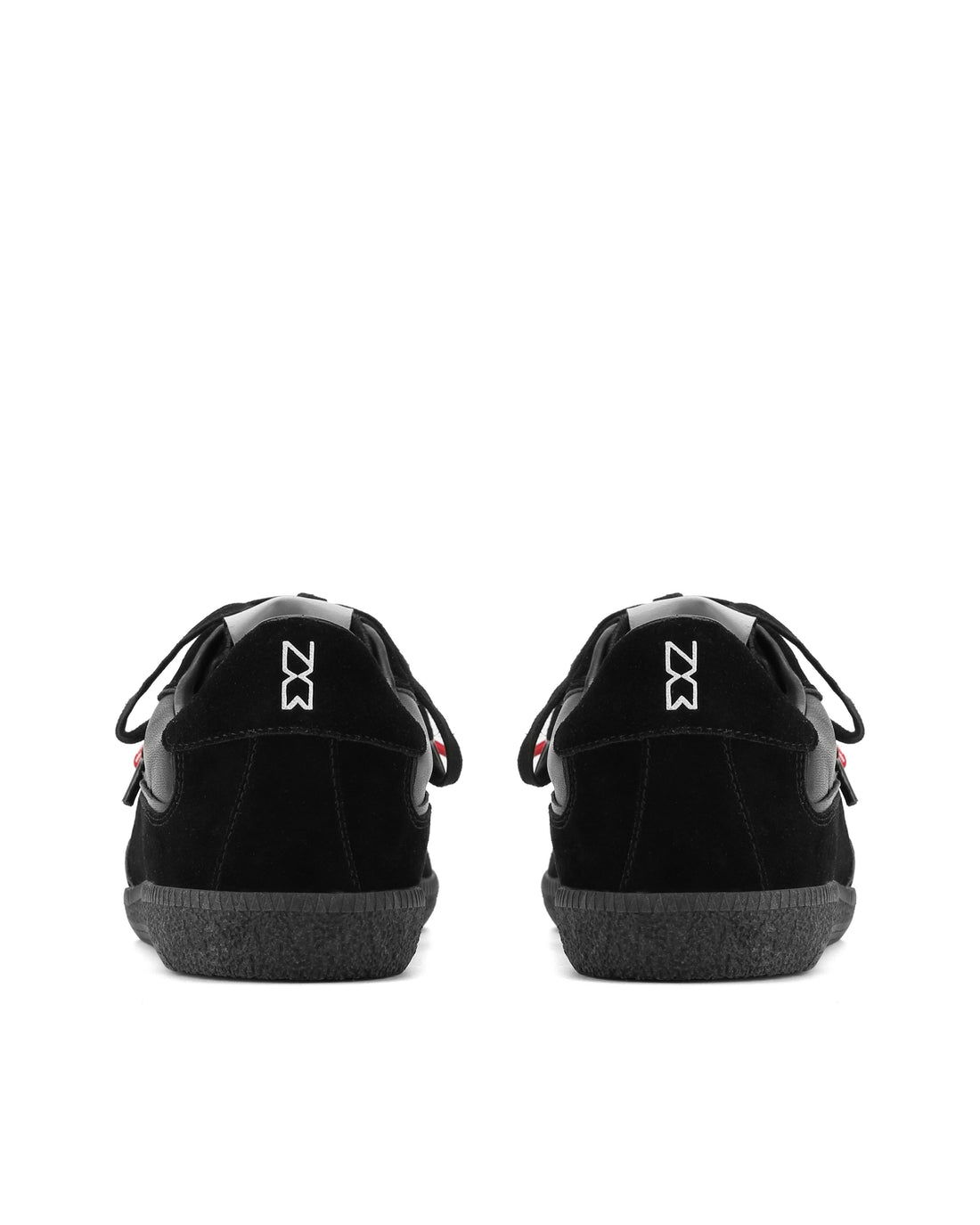 September-M Double Black Suede/Leather