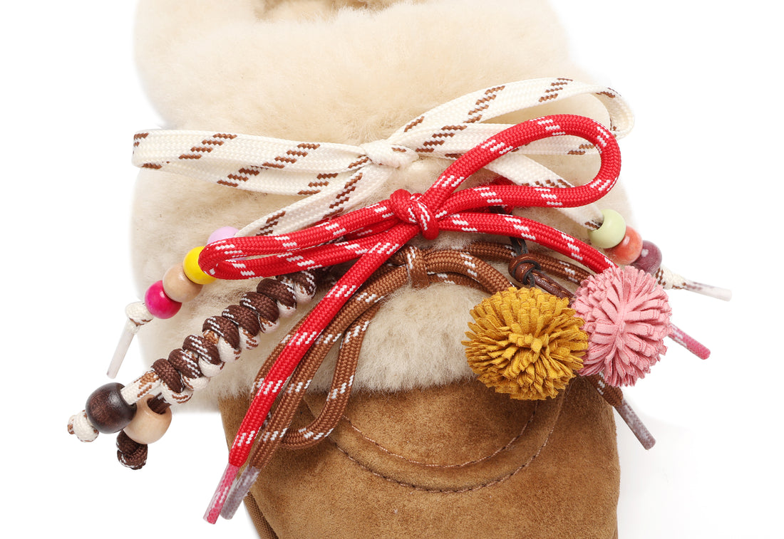 April Chestnut Hairy Suede