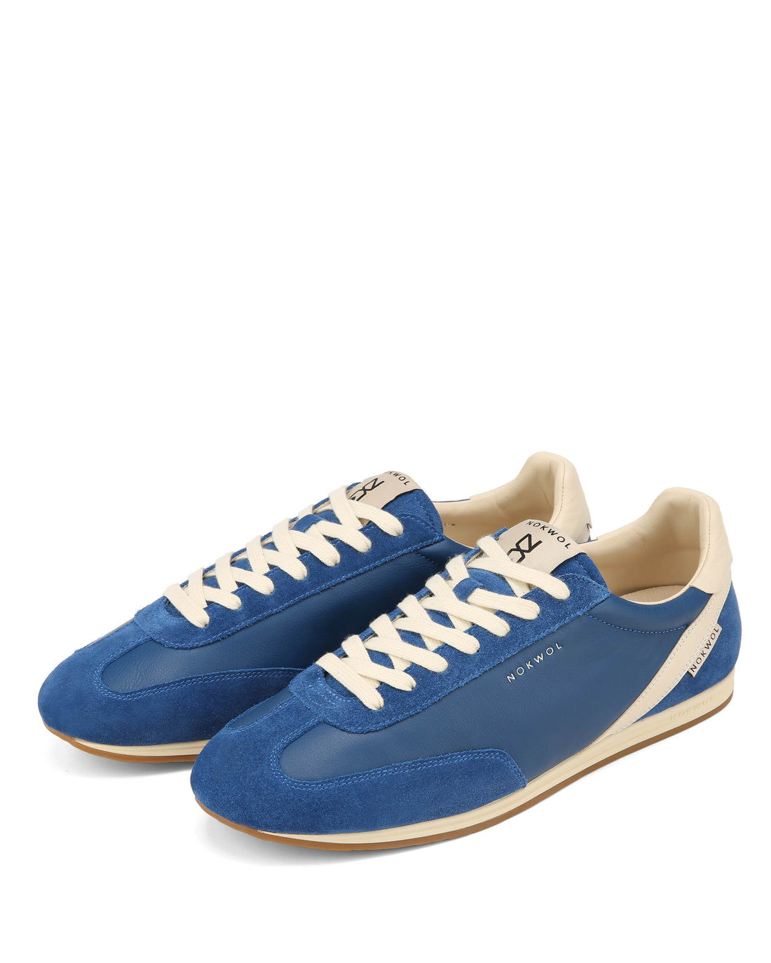 Ari-M Blue/Off White Suede/Leather