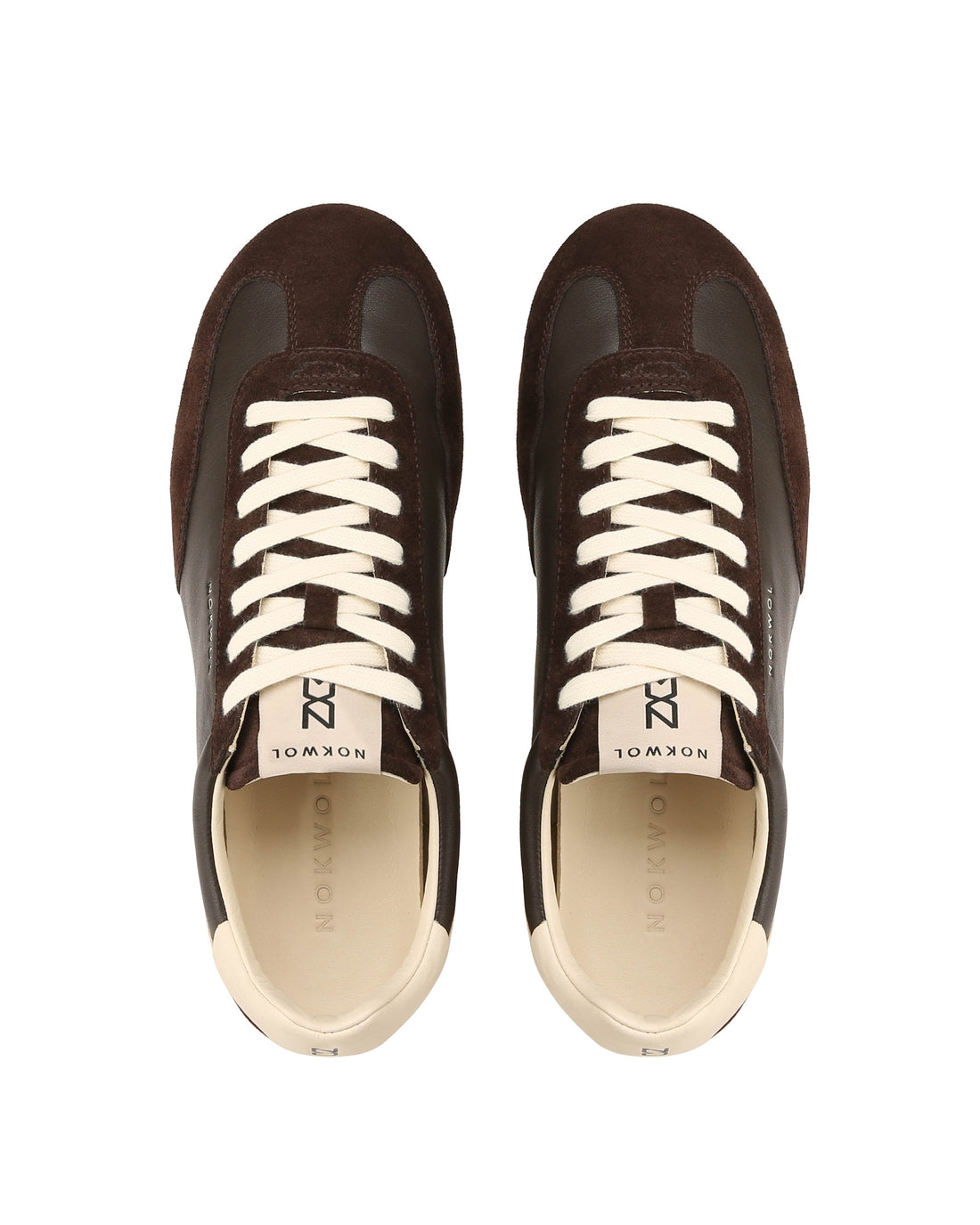 Ari-M Brown/Off White Suede/Leather