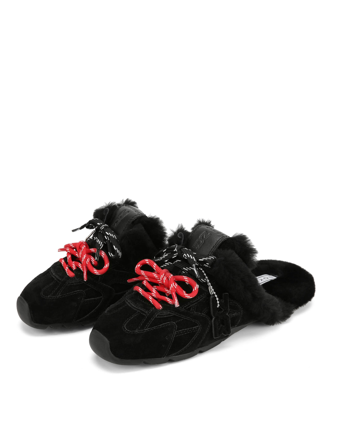 Atlas Mule Black Suede