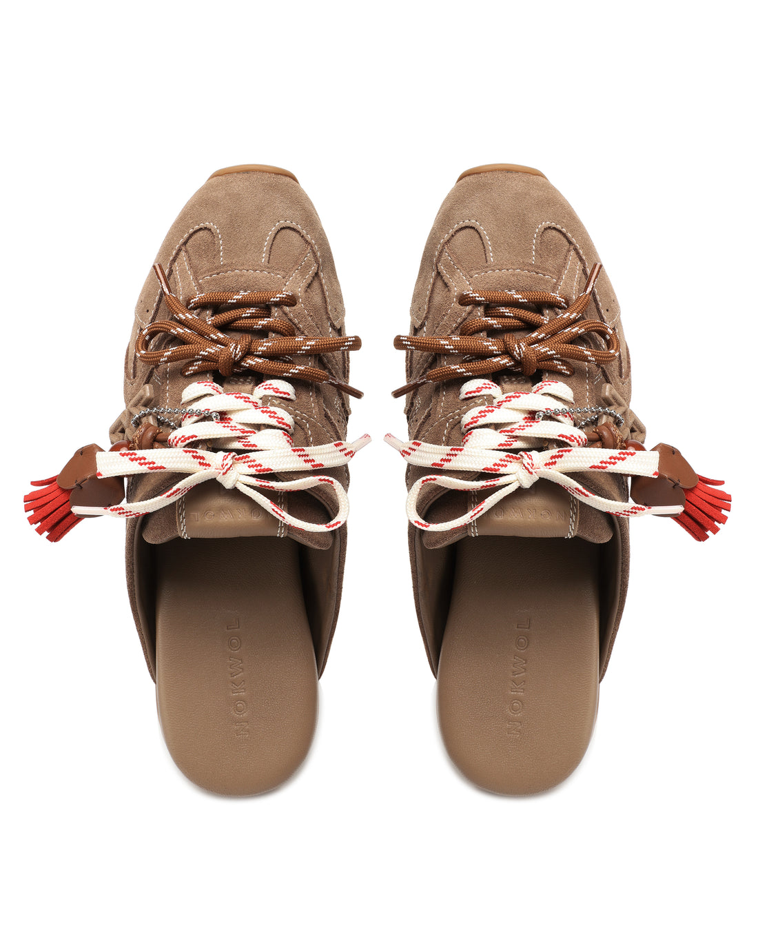 Atlas Slide Mushroom Suede