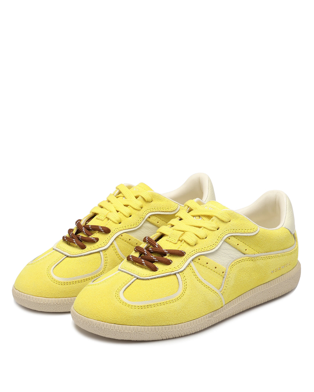 August Lemon Yellow Suede