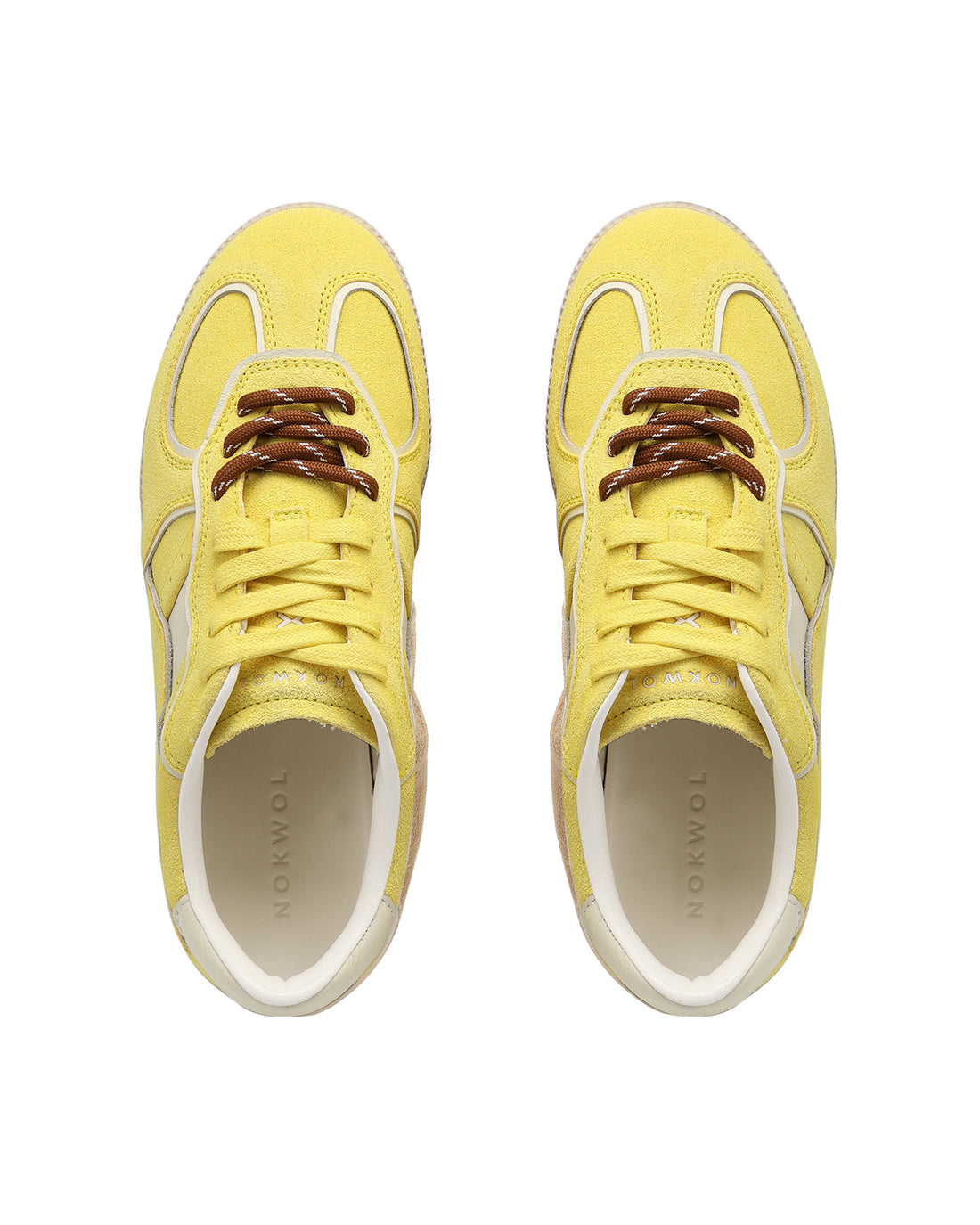 August Lemon Yellow Suede