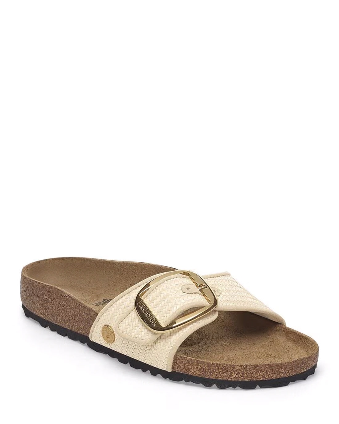 W Madrid Big Buckle Natural Textile Raffia 1029063