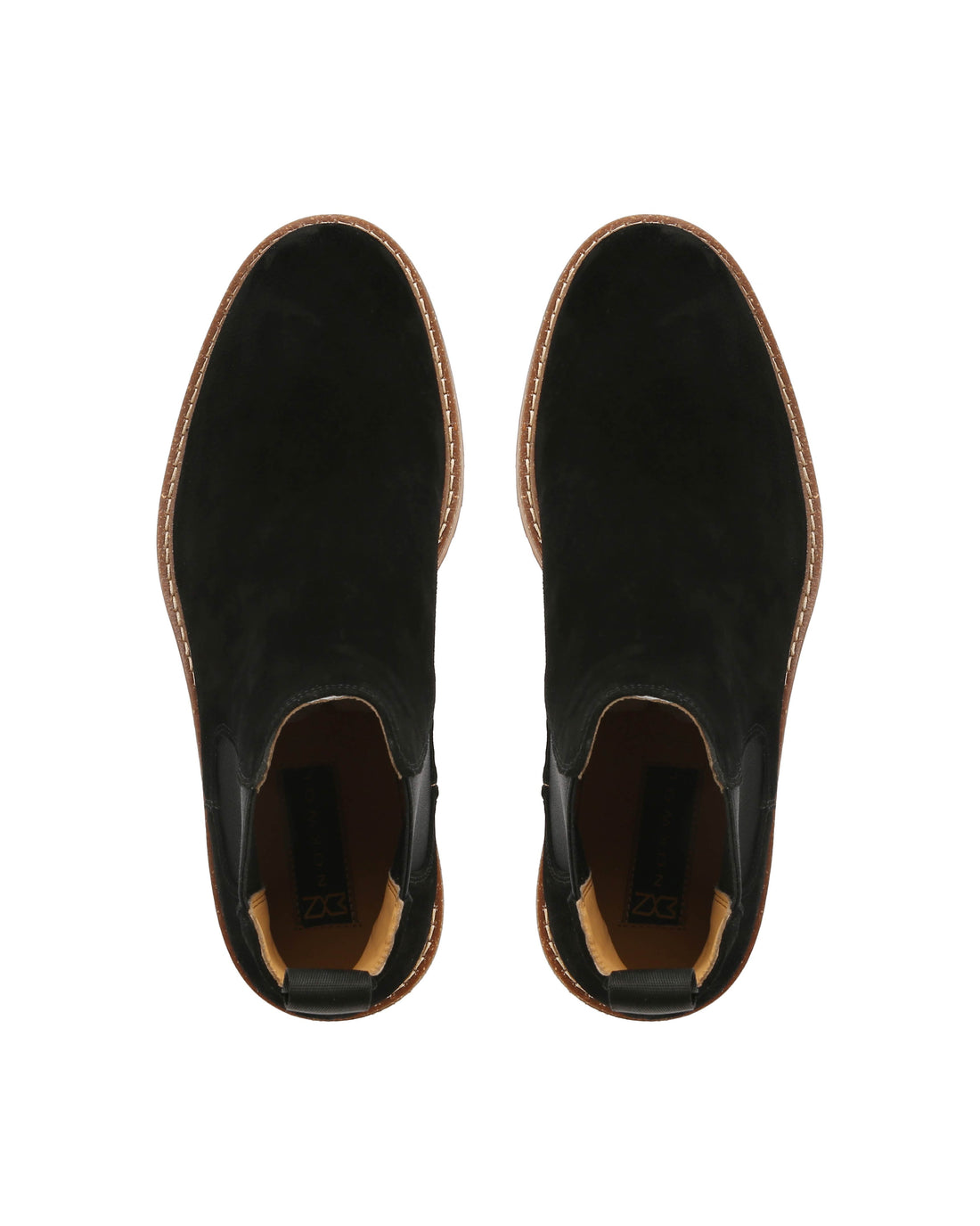 Brock Black Suede