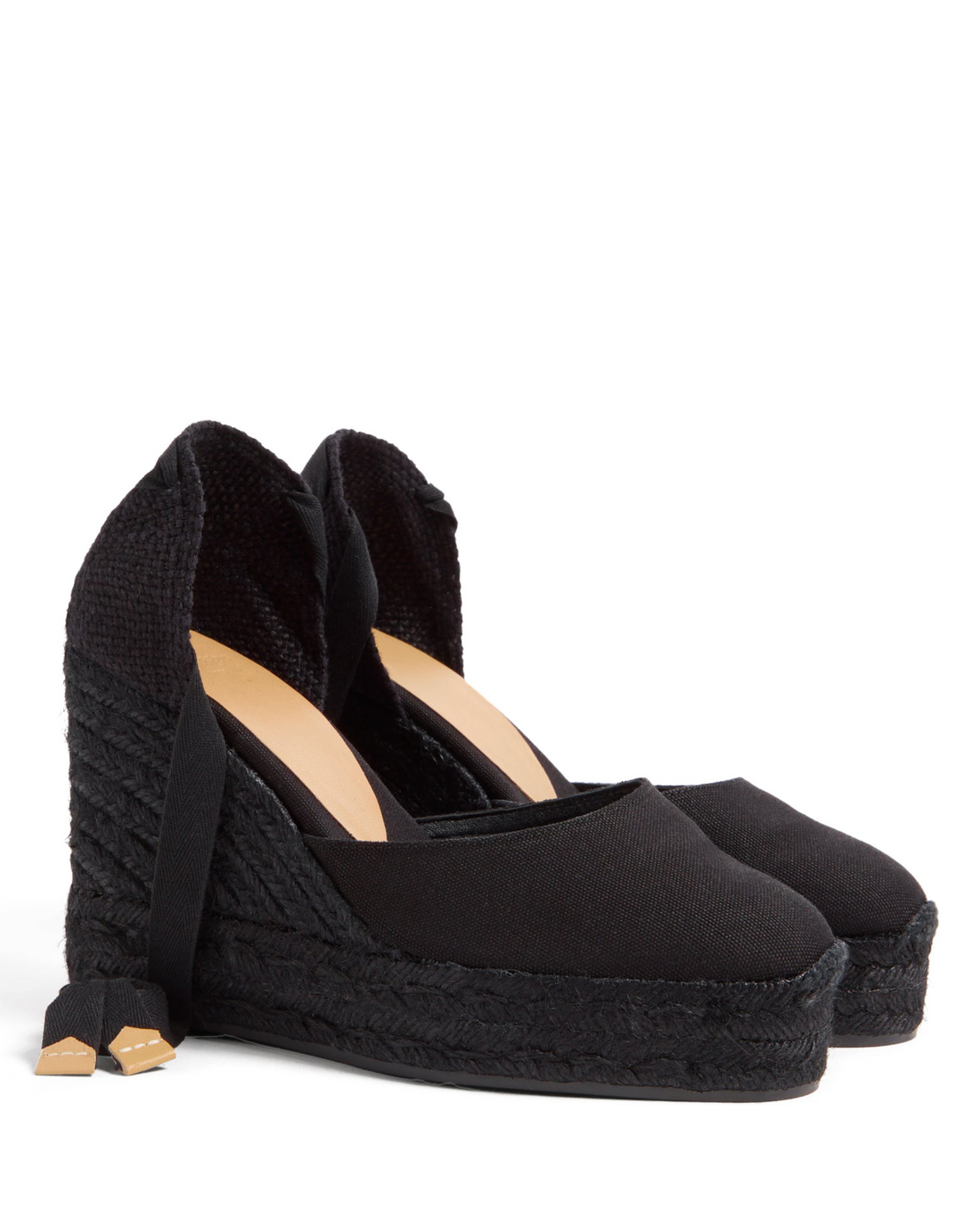 Carina C 8ED Negro Wedge Espadrille