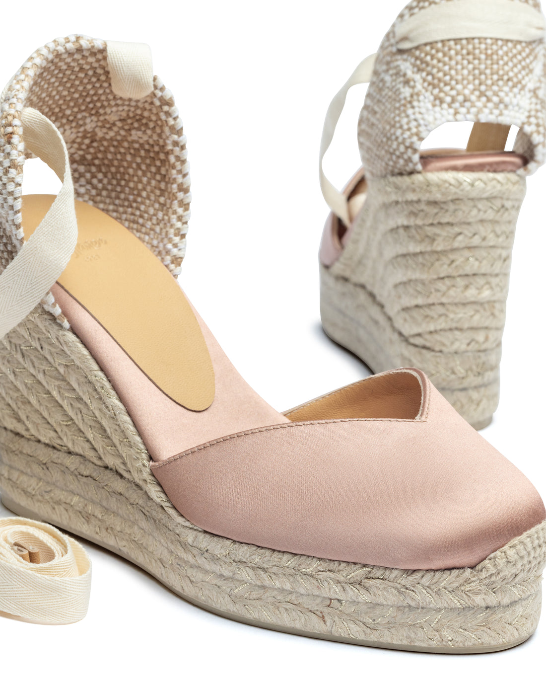 Chiara 8ED Nude Wedge Espadrille