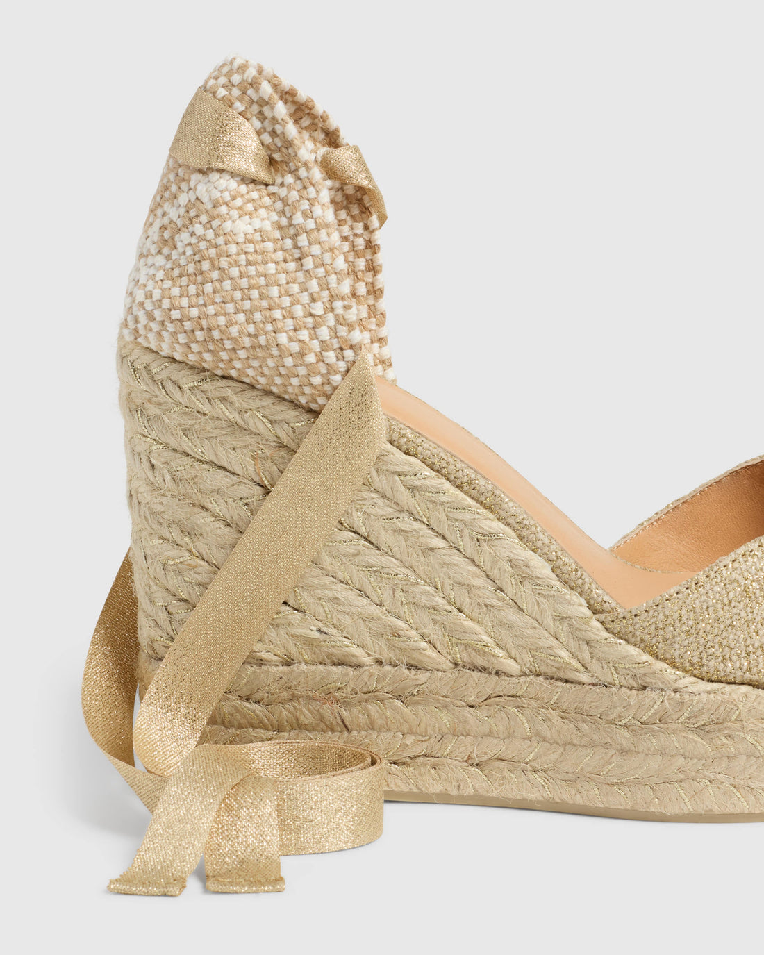 Chiara 8ED Oro Claro Wedge Espadrille