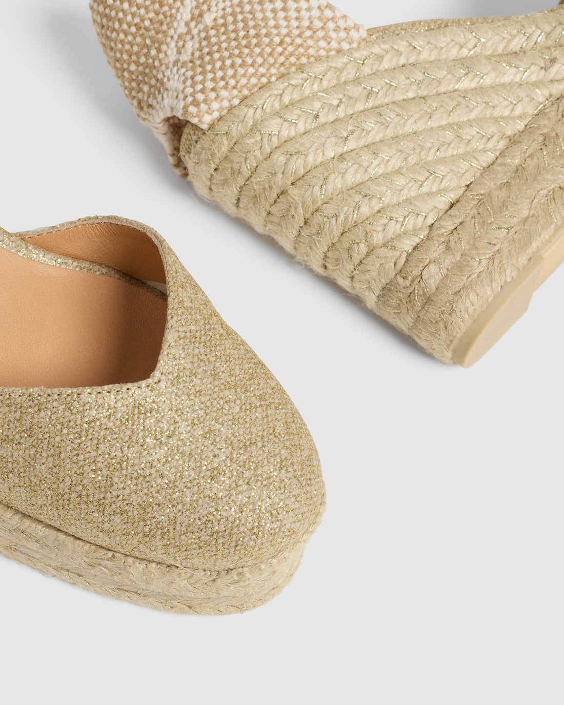 Chiara 8ED Oro Claro Wedge Espadrille