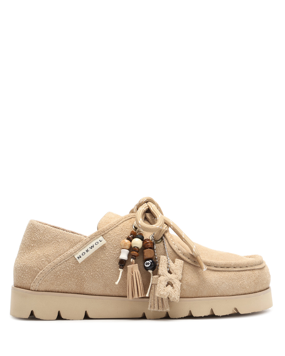 Clova Beige Hairy Suede
