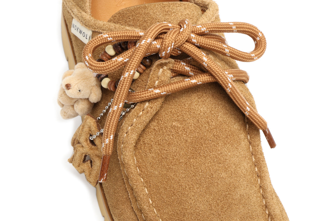 Clova Chestnut Hairy Suede