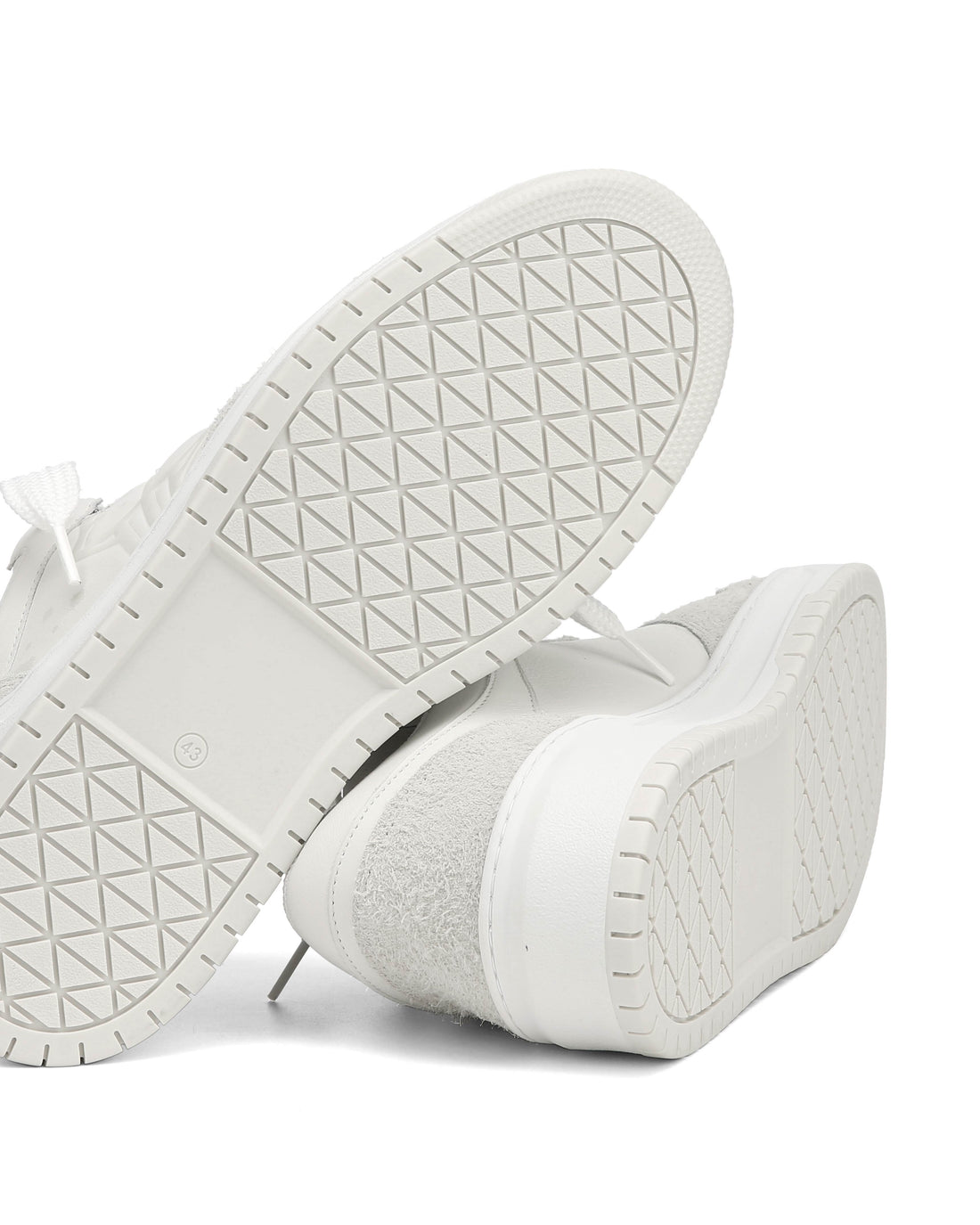 CM-00 White Lth / Hairy Ice Suede Combo
