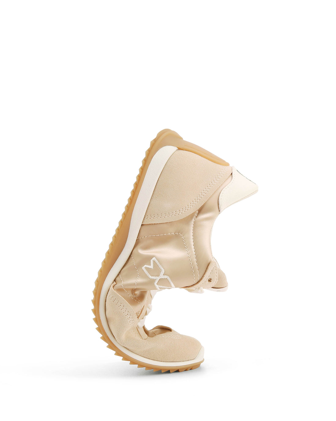 Colette Beige Suede/Satin