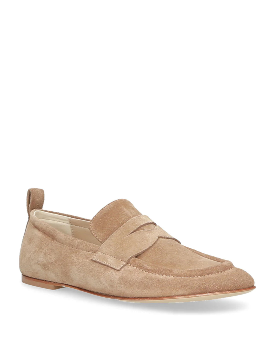 Camel Suede/Leather Loafer E4147