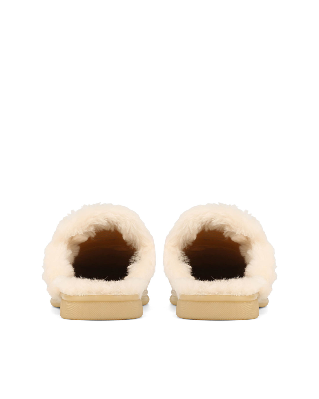Jessie-F Beige Shearling Suede