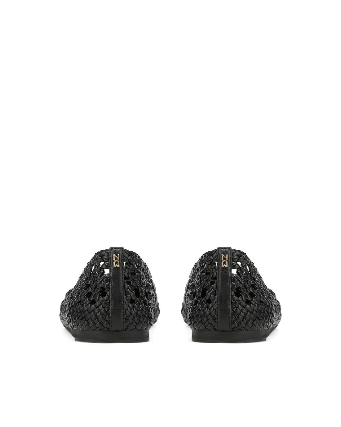 Leni Weave Black Leather