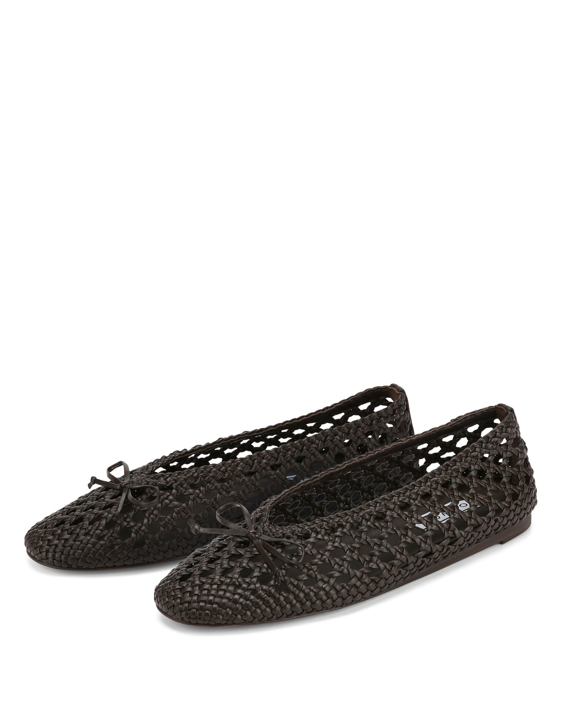 Leni Weave Brown Leather