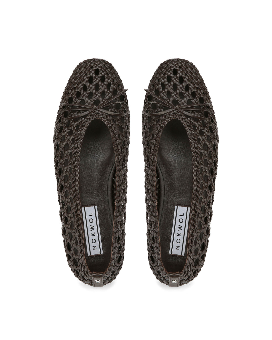 Leni Weave Brown Leather