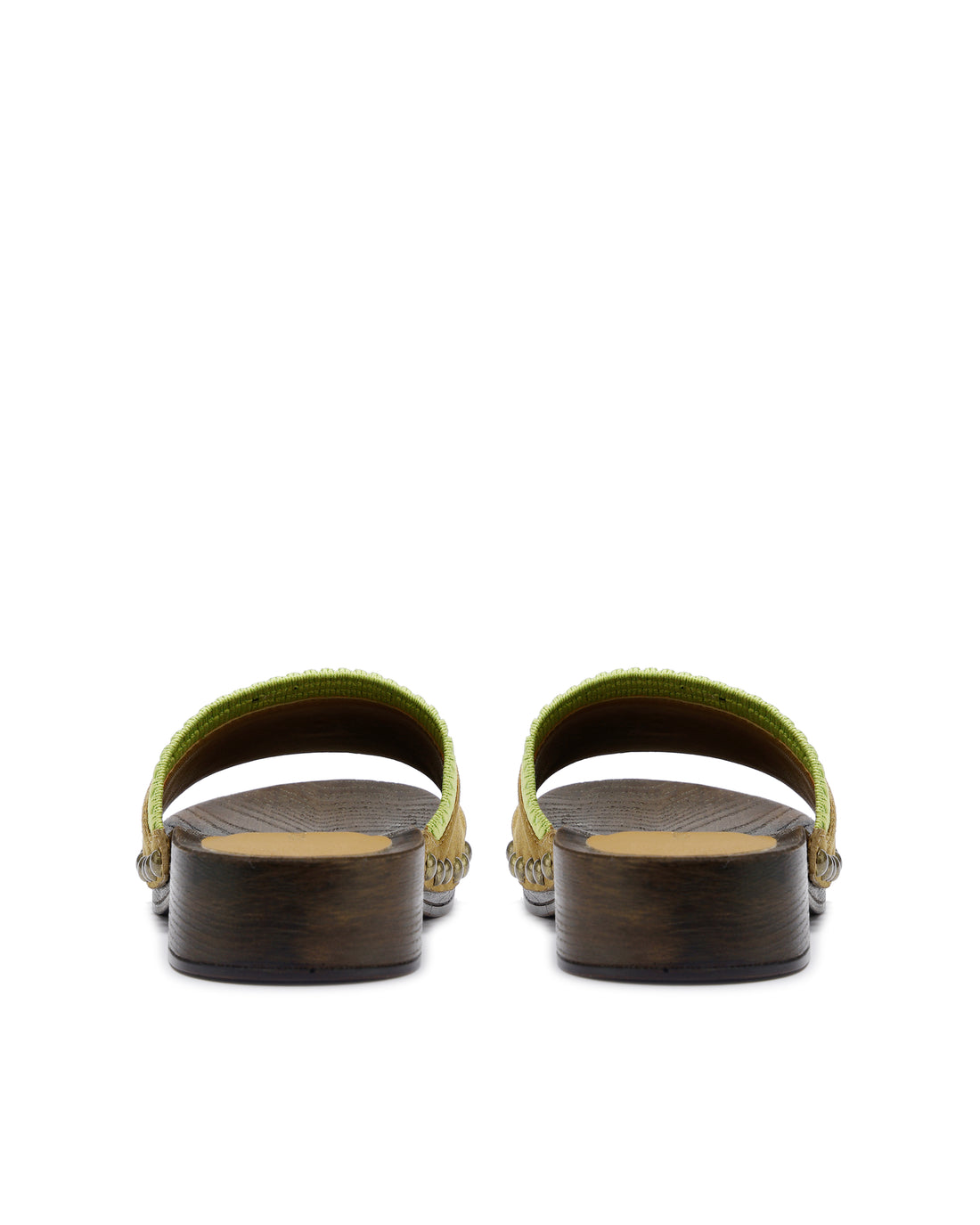 Miri Camel/Green Suede