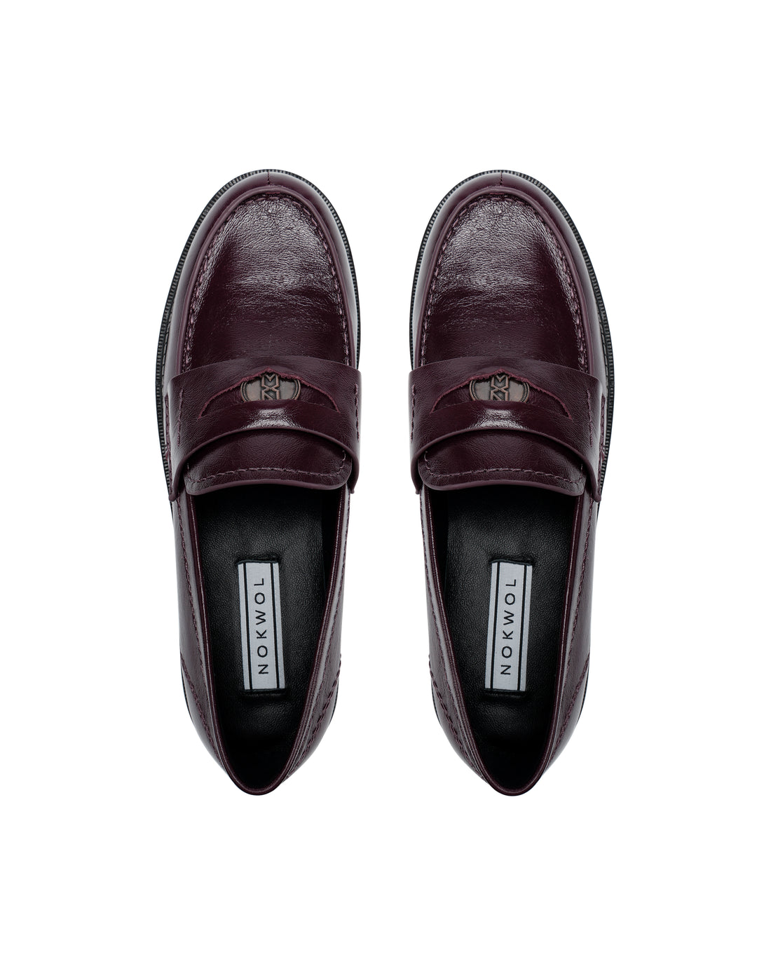 Moto Burgundy Leather