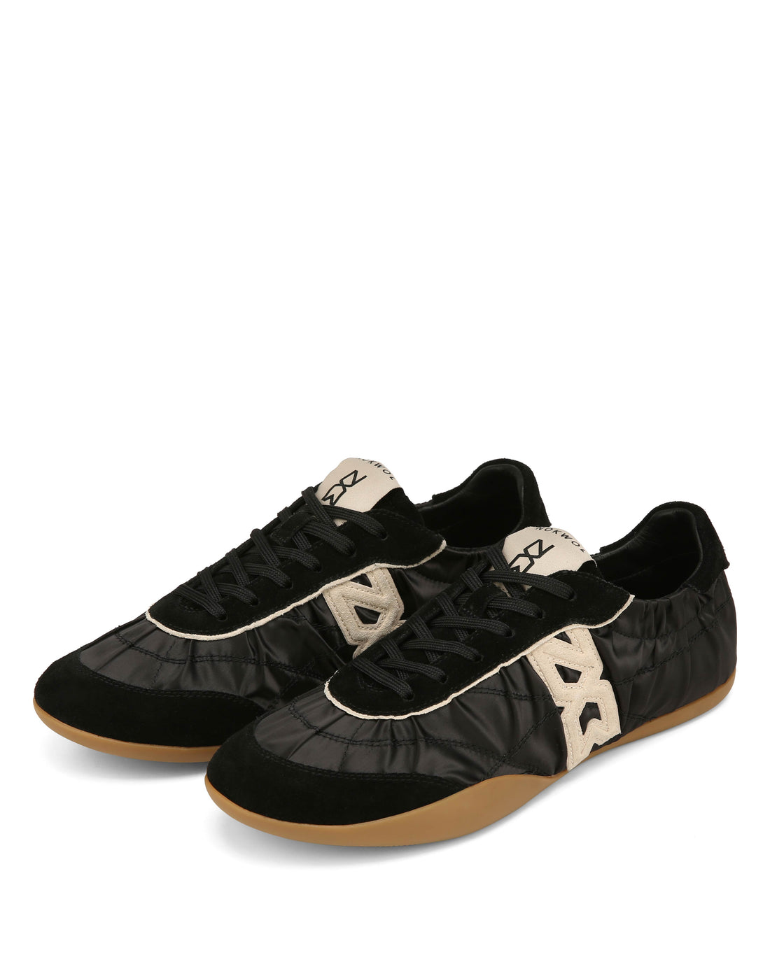 Mystic Satin Black Suede