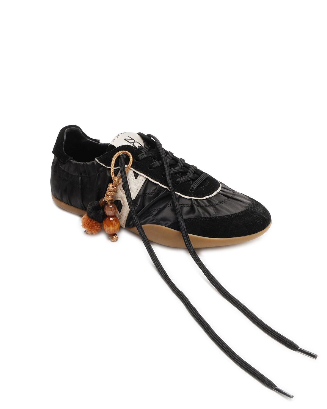 Mystic Satin Black Suede