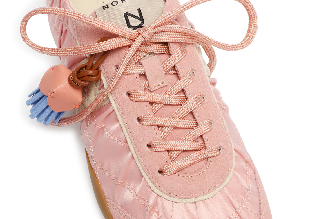 Mystic Satin Pink Suede