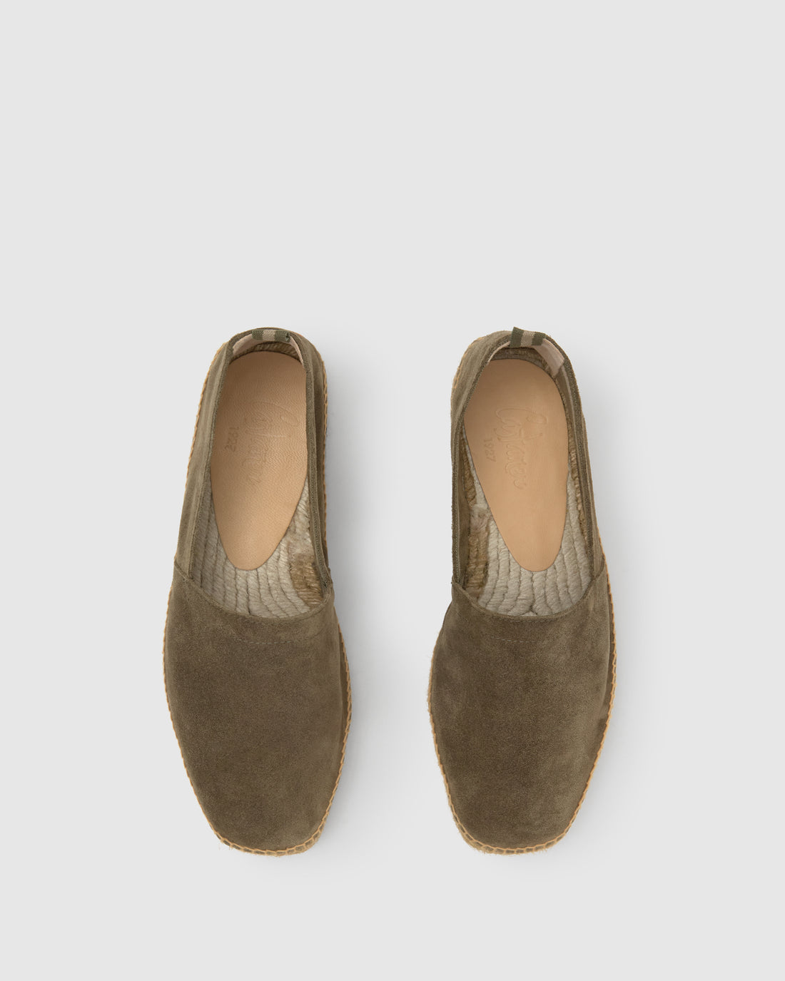 Pablo T Verde Bosque Suede Espadrille