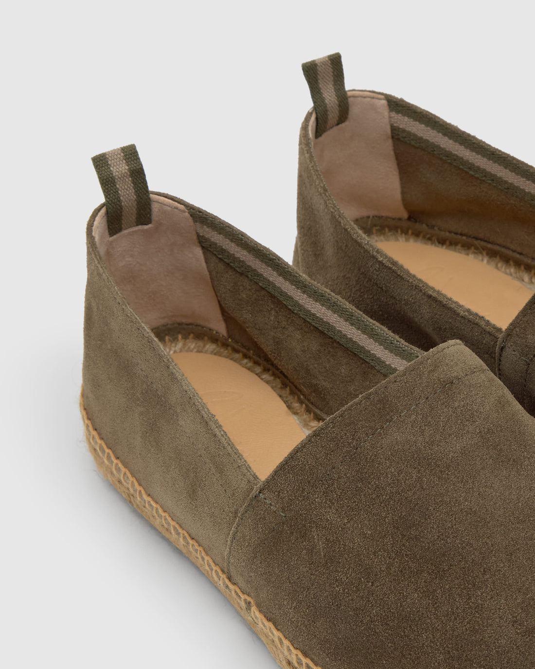 Pablo T Verde Bosque Suede Espadrille