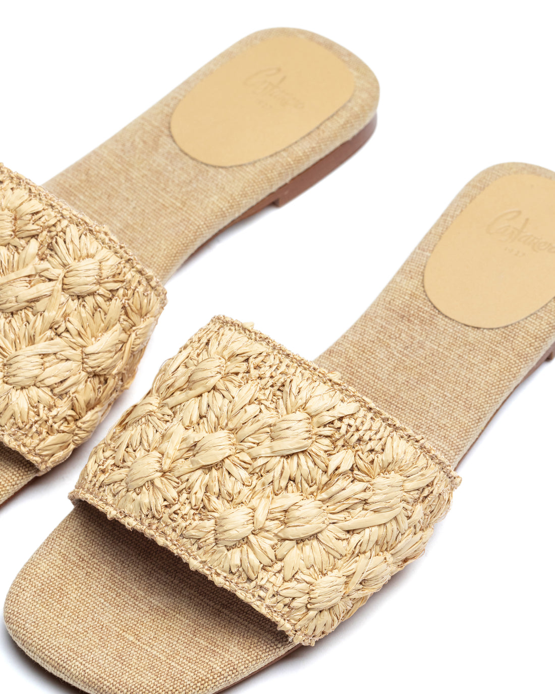 Pisa Natural Raffia Sandal