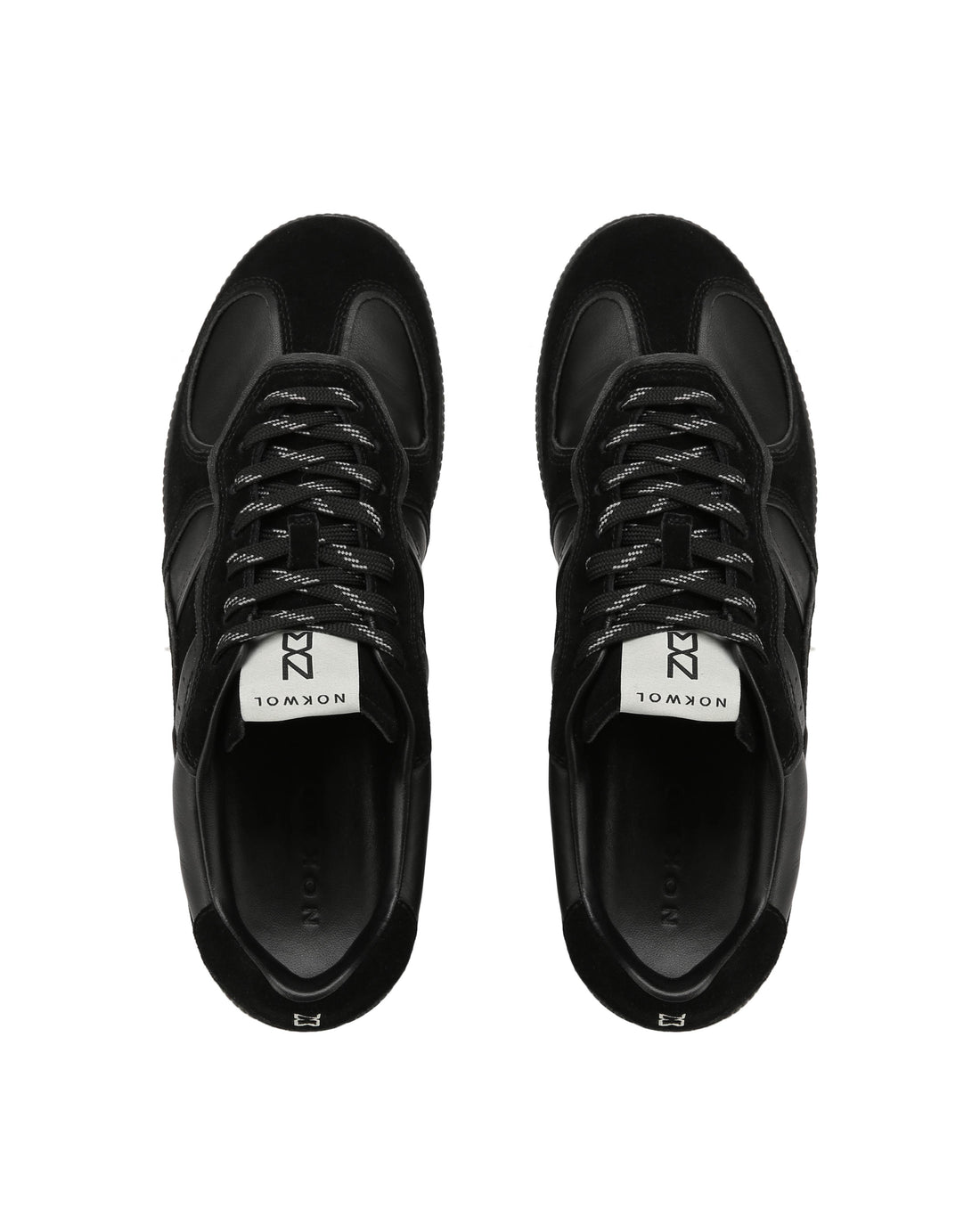 September-M Double Black Suede/Leather