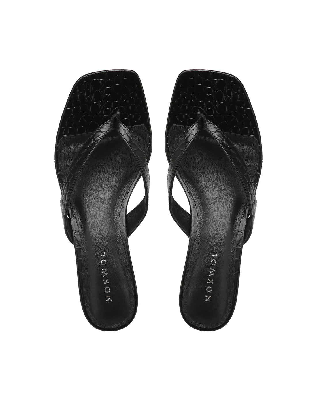 Tina Black Croc