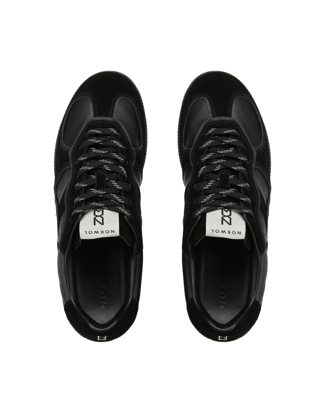 September-M Double Black Suede/Leather