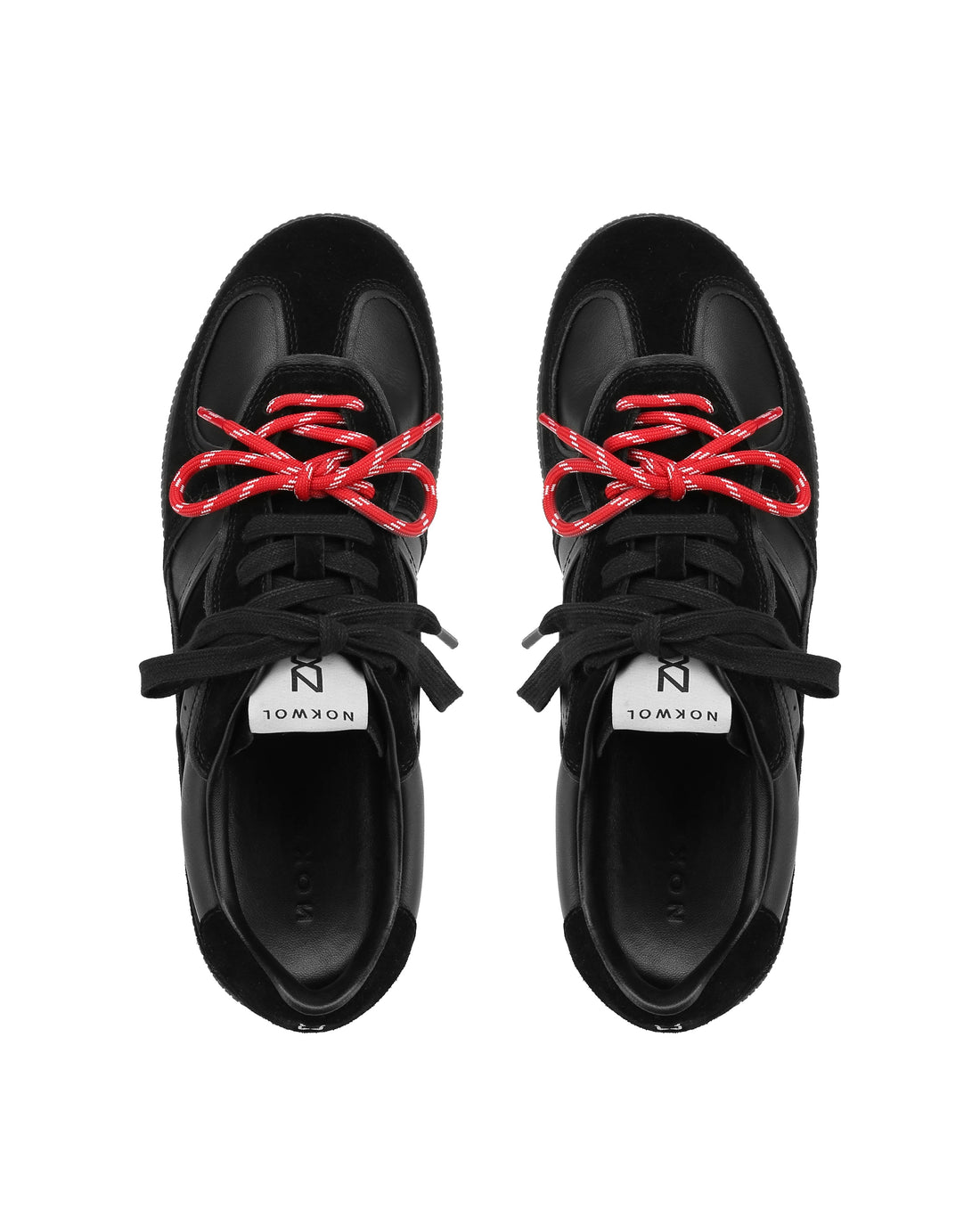 September-M Double Black Suede/Leather