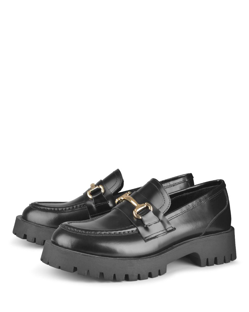 Claire Black Box Leather