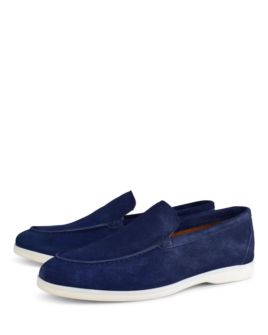 Jaxon Navy Suede